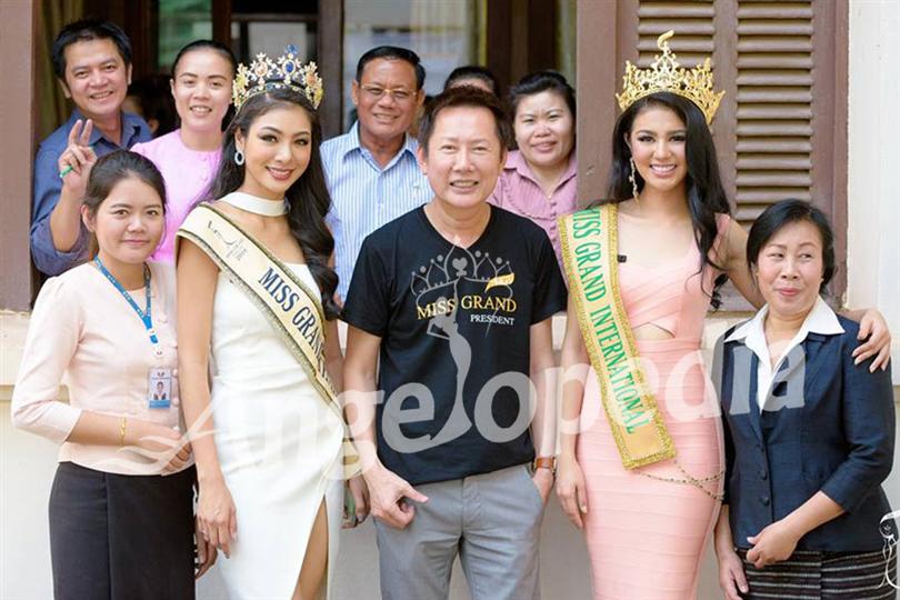 Miss Grand International 2016 meets Miss Laos 2016 Boutsaba Seangpun